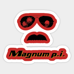 Magnum P.I. Sticker